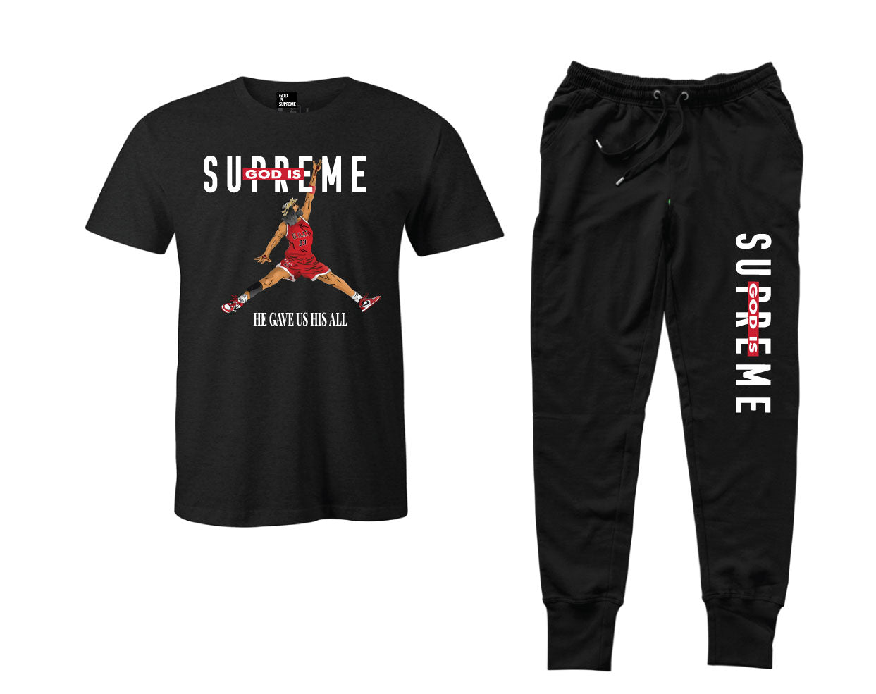 Air Jesus Supreme Black Jogger