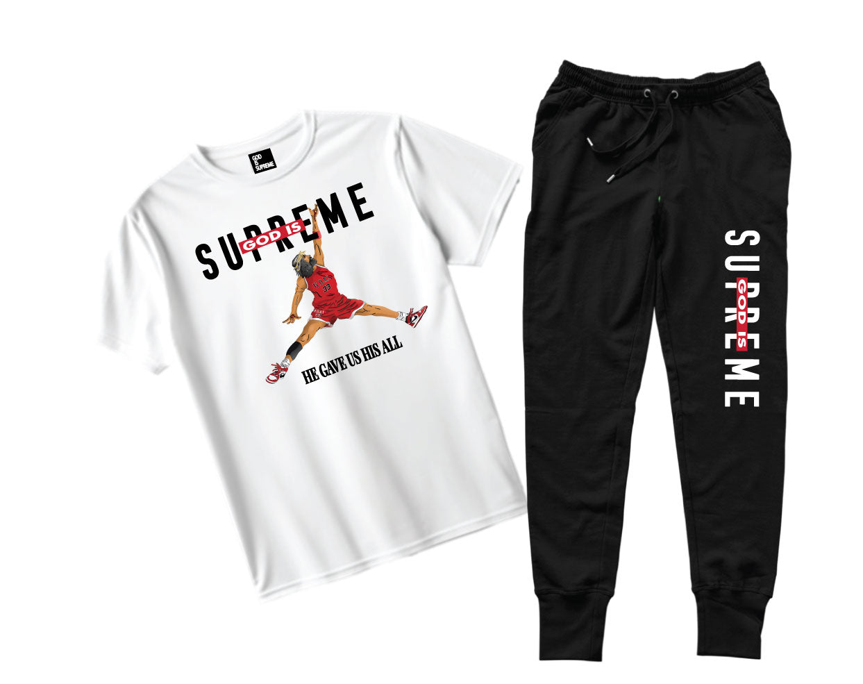 Air Jesus Supreme Black Jogger