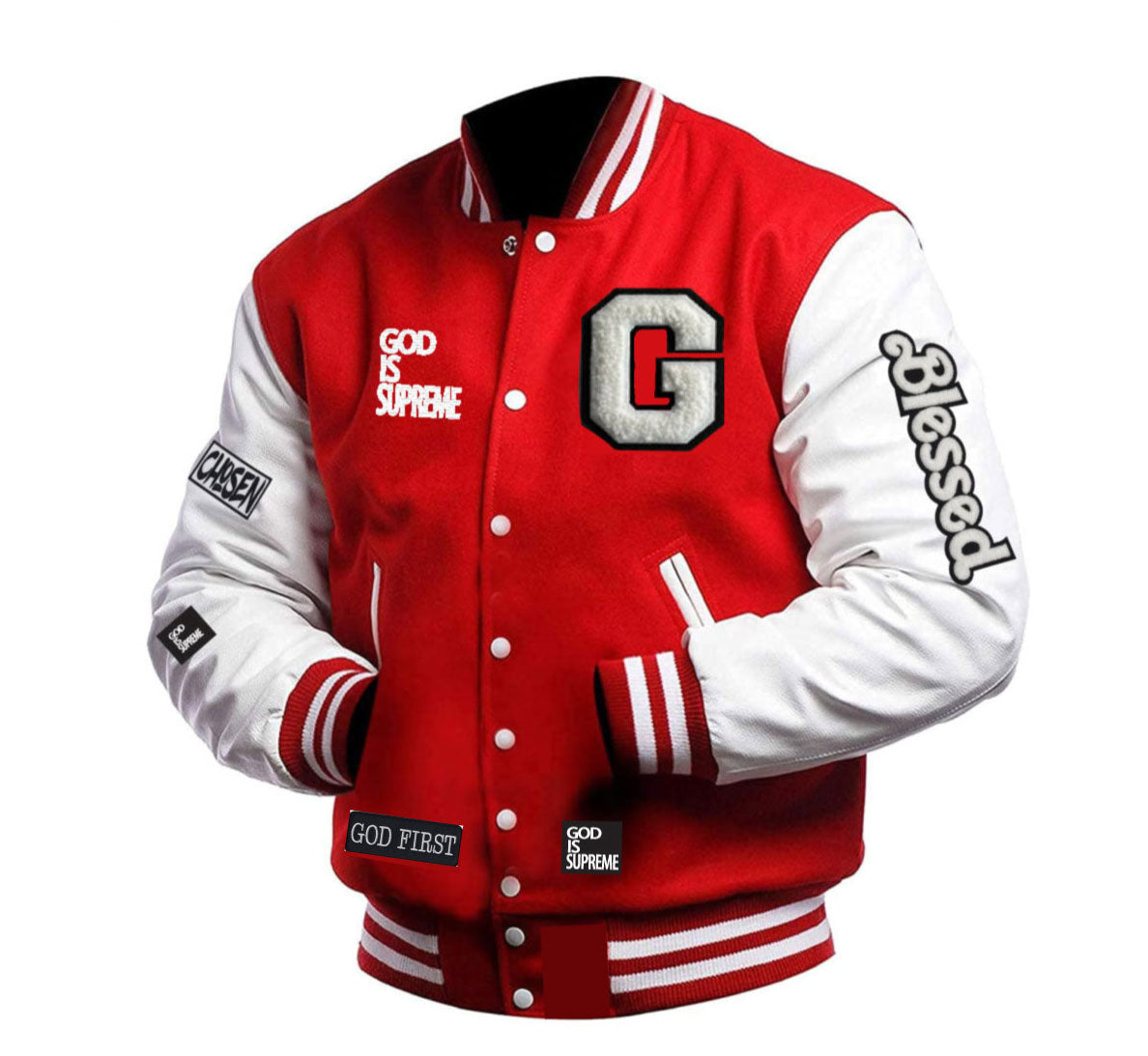 How to put Patches on a sleeve of a Varsity Letterman Jacket 