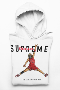 God Is Supreme Air Jesus Flight Black or White Hoodie