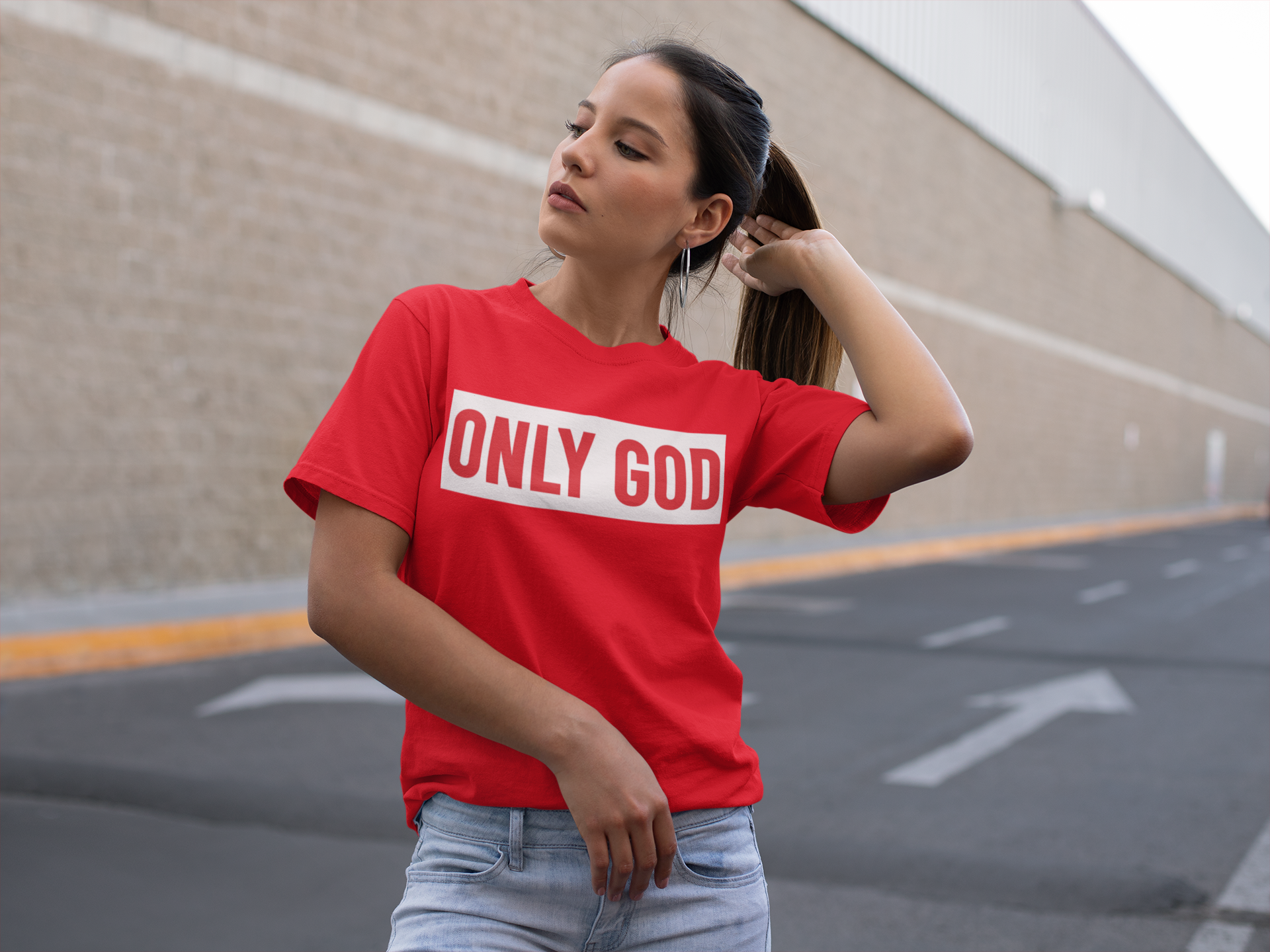 Only God/ Red T-shirt