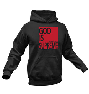 God is Supreme Red Box/ Black Hoodie - God Is Supreme 