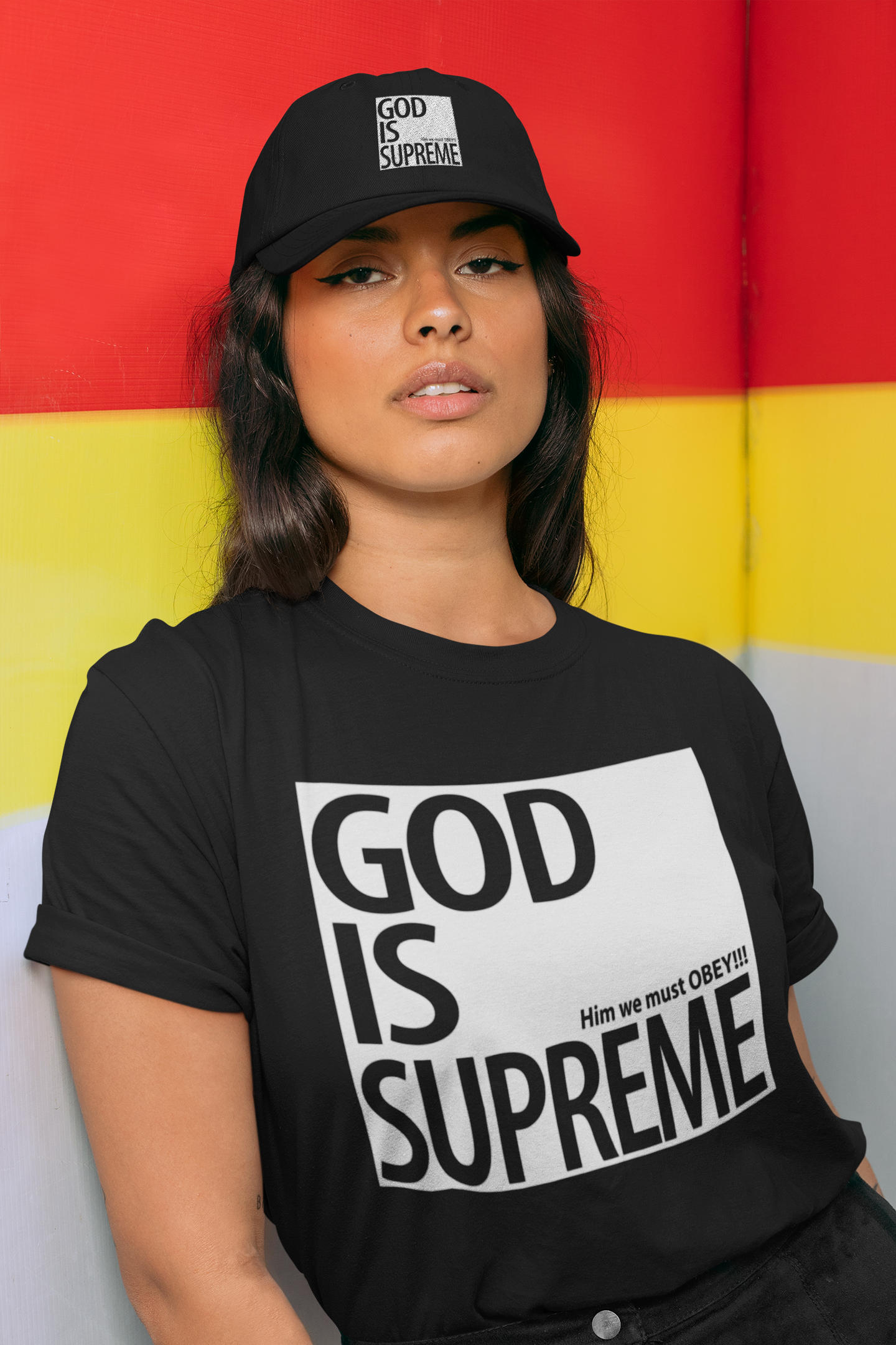 Color Drip God is Supreme / White T-shirt – God Is Supreme